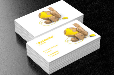 Świat z kartonu, Transport, Usługi kurierskie - Wizytówki Netprint