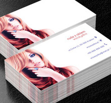 Rudowłosa modelka, Zdrowie i uroda, Wizaż - Wizytówki Netprint