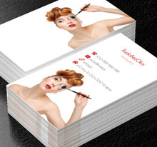 Malująca się kobieta, Zdrowie i uroda, Wizaż - Wizytówki Netprint