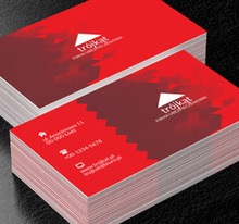 Bordowa abstrakcja, Finanse i ubezpieczenia, Firma ubezpieczeniowa - Wizytówki Netprint