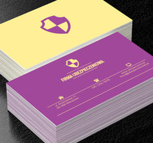 Blada odznaka, Finanse i ubezpieczenia, Firma ubezpieczeniowa - Wizytówki Netprint