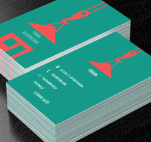 Czerwony dach, Budownictwo, Firma budowlana - Wizytówki Netprint