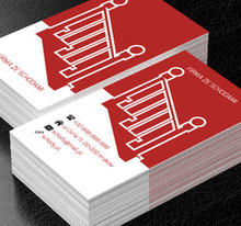 Jasny kontur schodów, Budownictwo, Schody - Wizytówki Netprint