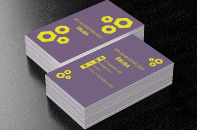 Różnorodne nakrętki, Budownictwo, Skład budowlany - Wizytówki Netprint