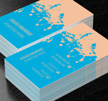 Pochlapana ściana, Budownictwo, Usługi malarskie - Wizytówki Netprint