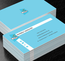 Dłoń z pieniędzmi, Finanse i ubezpieczenia, Kredyty / Pożyczki - Wizytówki Netprint