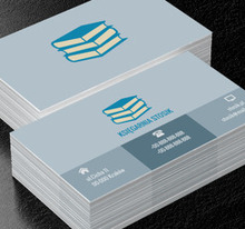 Trzy książki, Edukacja, Księgarnia - Wizytówki Netprint