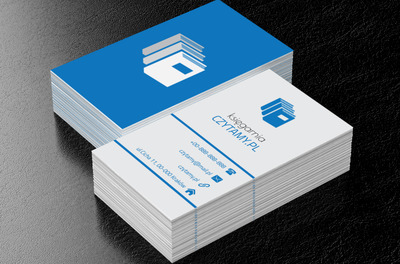 Niebieskie książki, Edukacja, Księgarnia - Wizytówki Netprint