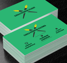 Dwa pióra, Edukacja, Szkoła prywatna - Wizytówki Netprint