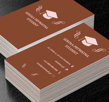 Biała czapka żaka, Edukacja, Szkoła prywatna - Wizytówki Netprint