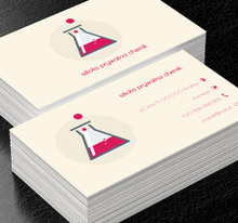 Zlewka chemiczna, Edukacja, Szkoła prywatna - Wizytówki Netprint