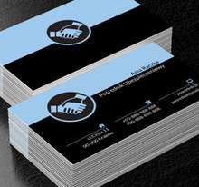 Witające dłonie, Finanse i ubezpieczenia, Pośrednik ubezpieczeniowy - Wizytówki Netprint