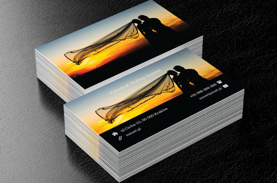 Welon na wietrze, Fotografia, Fotograf ślubny - Wizytówki Netprint