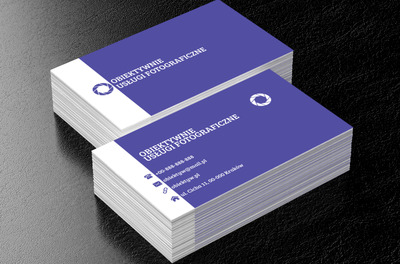 Dwie przysłony, Fotografia, Usługi fotograficzne - Wizytówki Netprint