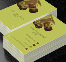 Kamera na zielonym tle, Fotografia, Wideofilmowanie - Wizytówki Netprint