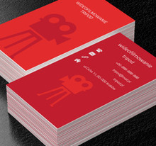 Czerwona kamera, Fotografia, Wideofilmowanie - Wizytówki Netprint