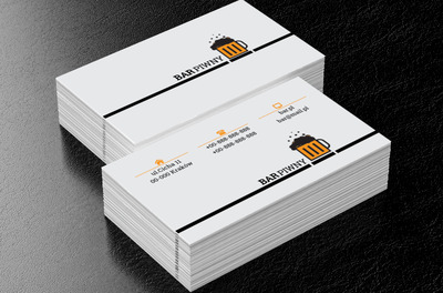 Ciemna piana, Gastronomia, Bar - Wizytówki Netprint