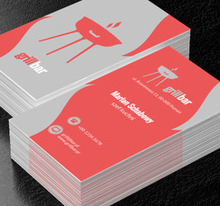 Czerwony grill, Gastronomia, Restauracja - Wizytówki Netprint