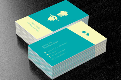 Kucharz z brodą, Gastronomia, Restauracja - Wizytówki Netprint