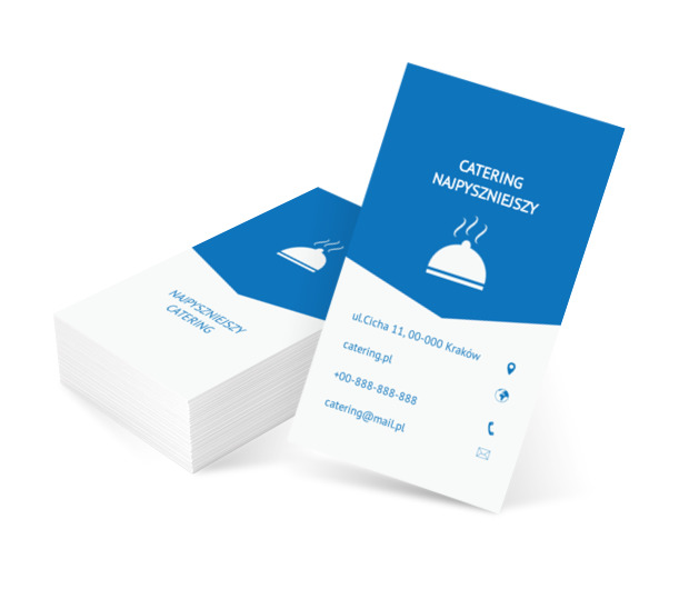 Gorący posiłek, Gastronomia, Catering - Wizytówki Netprint szablony online