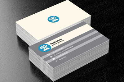 Kolumna na niebieskim tle, Prawo, Radca Prawny - Wizytówki Netprint