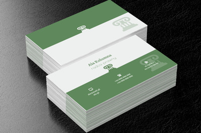 Zielona kolumna, Prawo, Radca Prawny - Wizytówki Netprint