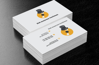 Złota płyta, Rozrywka, Klub muzyczny - Wizytówki Netprint