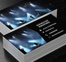 Koncert na żywo, Rozrywka, Klub muzyczny - Wizytówki Netprint