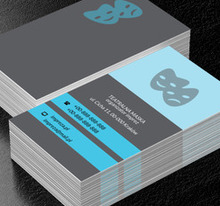 Dwie maski, Rozrywka, Organizator imprez - Wizytówki Netprint