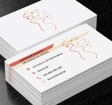 Kolorowe fajerwerki, Rozrywka, Organizator imprez - Wizytówki Netprint