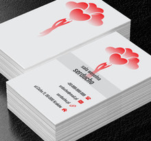 Balonowe serca, Rozrywka, Sala weselna - Wizytówki Netprint