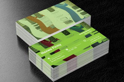 Gitary elektryczne, Rozrywka, Sklep muzyczny - Wizytówki Netprint