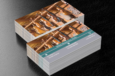 Wiszące skrzypce, Rozrywka, Sklep muzyczny - Wizytówki Netprint