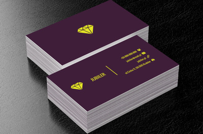 Złoty diament, Sprzedaż, Jubiler - Wizytówki Netprint