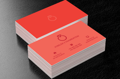 Pierścionek z rubinem, Sprzedaż, Jubiler - Wizytówki Netprint