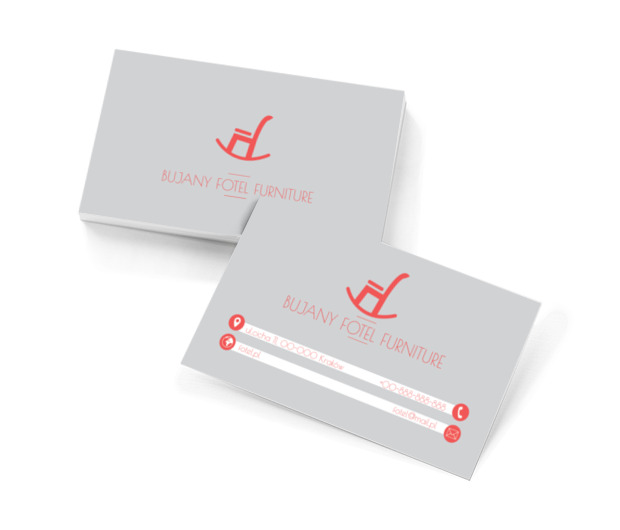 Bujany fotel, Sprzedaż, Meble - Wizytówki Netprint szablony online