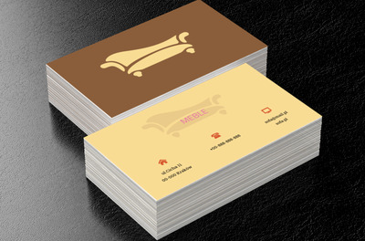 Żółta sofa, Sprzedaż, Meble - Wizytówki Netprint