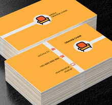 Kolorowy fotel, Sprzedaż, Meble - Wizytówki Netprint