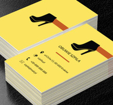 Czarna szpilka, Sprzedaż, Obuwie - Wizytówki Netprint