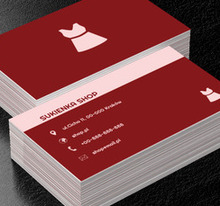 Różowa sukienka, Sprzedaż, Odzież - Wizytówki Netprint