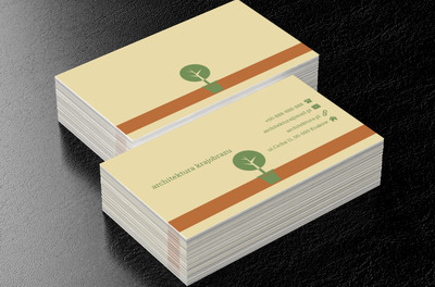 Samotne drzewo, Środowisko i Przyroda, Architektura krajobrazu - Wizytówki Netprint