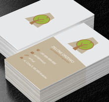 Zielone drzewo, Środowisko i Przyroda, Architektura krajobrazu - Wizytówki Netprint