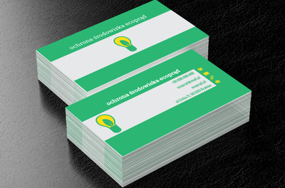 Eko żarówka, Środowisko i Przyroda, Ochrona Środowiska - Wizytówki Netprint