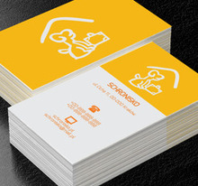 Pies z walizką, Środowisko i Przyroda, Schronisko - Wizytówki Netprint