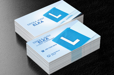 Bez stresowa szkoła jazdy, Motoryzacja, Nauka jazdy - Wizytówki Netprint