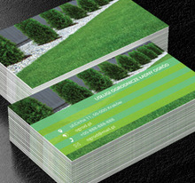 Zielony ogród, Środowisko i Przyroda, Usługi ogrodnicze - Wizytówki Netprint