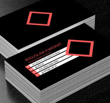 Czerwony kwadrat, Telekomunikacja i Internet, Grafik komputerowy - Wizytówki Netprint