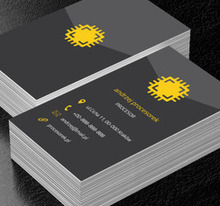 Żółty procesor, Telekomunikacja i Internet, Informatyk - Wizytówki Netprint