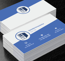 Biały komputer, Telekomunikacja i Internet, Sprzedaż Komputerów - Wizytówki Netprint