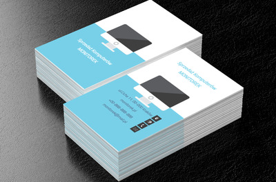 Dizajnerski monitor, Telekomunikacja i Internet, Sprzedaż Komputerów - Wizytówki Netprint